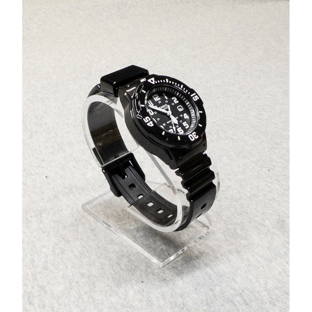 CASIO 3363 LRW-200H Black Tone Quartz Analog Womens Minimalist Sports Watch